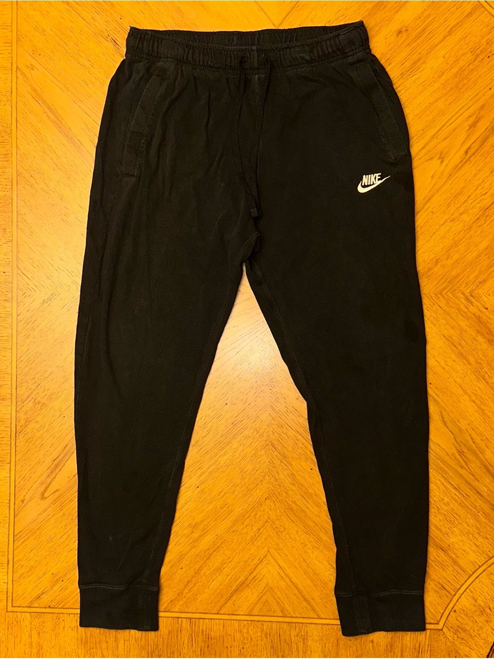 Nike Pants Men's Medium Black Sportswear Club Jersey Joggers Active BV2762-010